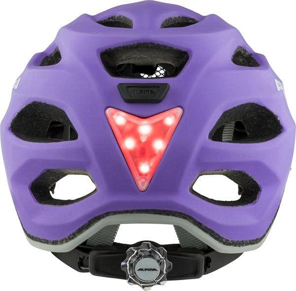 Kerékpáros sisak Alpina Carapax Jr. Flash purple matt 51-56 cm ...
