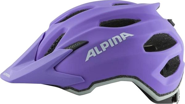 Kerékpáros sisak Alpina Carapax Jr. Flash purple matt 51-56 cm ...