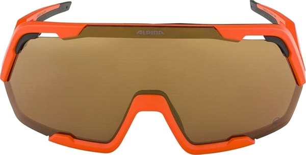 Kerékpáros szemüveg Alpina Rocket Bold Q-Lite pumkin-orange matt ...