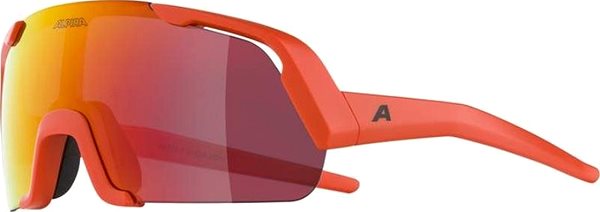 Cyklistické okuliare Alpina Rocket Youth pumking-orange matt ...