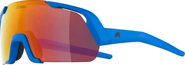 Cyklistické okuliare Alpina Rocket Youth blue matt ...