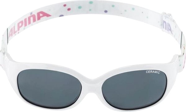 Cyklistické okuliare Alpina Sports Flexxy Kids white-dots gloss ...