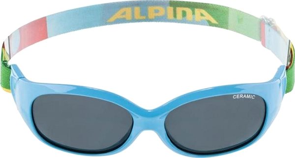Cyklistické okuliare Alpina Sports Flexxy Kids cyan-puzzle gloss ...