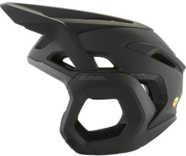 Kerékpáros sisak Alpina Root Mips matt fekete 52 - 57 cm ...