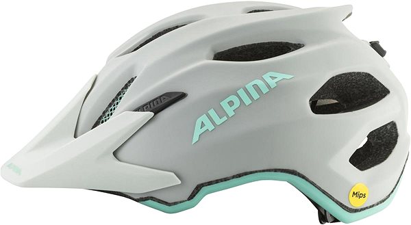 Kerékpáros sisak Alpina Apax Jr. Mips Matt Smoke-Grey Turquoise 51 - 56 cm ...