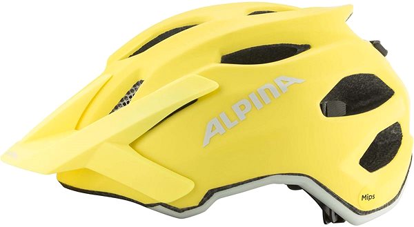 Prilba na bicykel Alpina Apax Jr. Mips lemon-yellow matt 51 – 56 cm ...