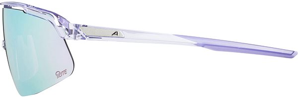 Alpina Turbo PRO S Q-Lite lilac-transparent gloss cycling goggles.