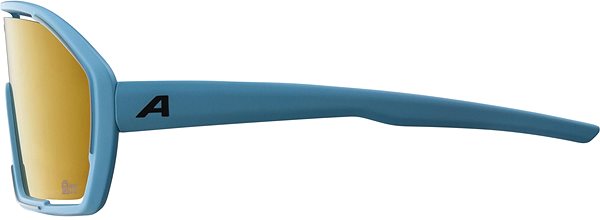 Alpina Bonfire Q-Lite smoke-blue matt cycling glasses.