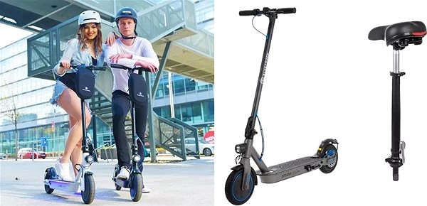 Elektrická koloběžka Bluetouch BTX250 S stříbrná ...
