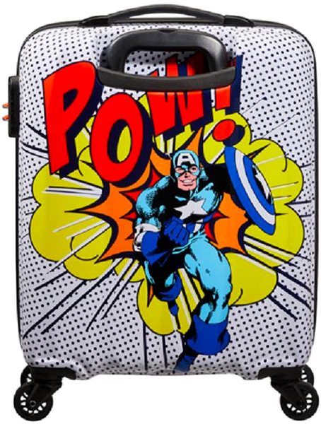 Travel case AMERICAN TOURISTER Marvel Legends Captain America Pop Art size. L .