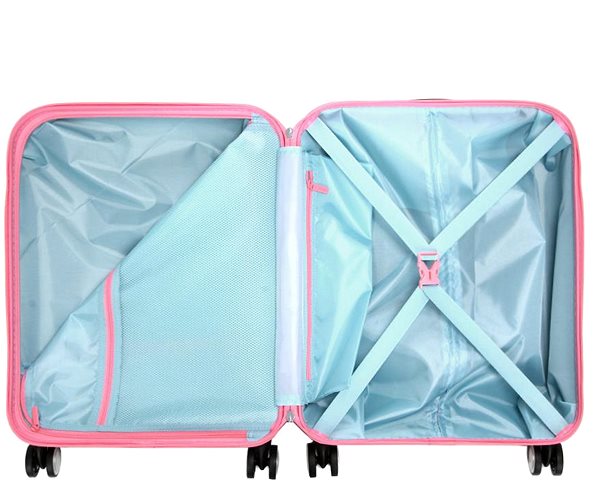 Cestovný kufor AMERICAN TOURISTER Wavebreaker Disney Minnie Pink Kiss veľ. S ...