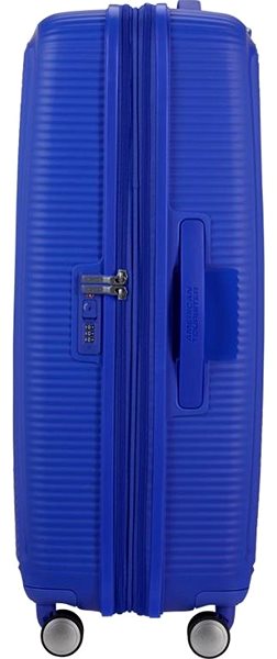 Cestovný kufor American Tourister Soundbox Spinner 77 EXP Cobalt Blue ...