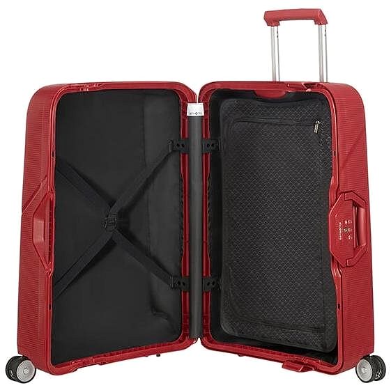 Bőrönd Samsonite Magnum Spinner 75/28 Rust Red Jellemzők/technológia 2