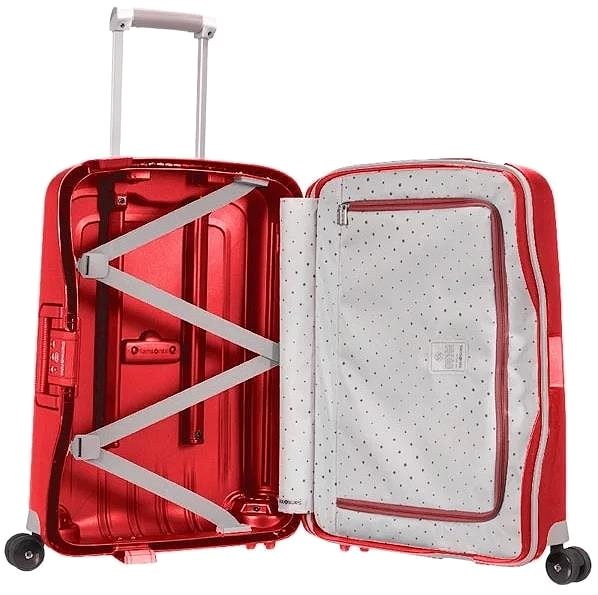 Cestovný kufor Samsonite S`CURE Spinner 55/20 Crimson Red Vlastnosti/technológia 2