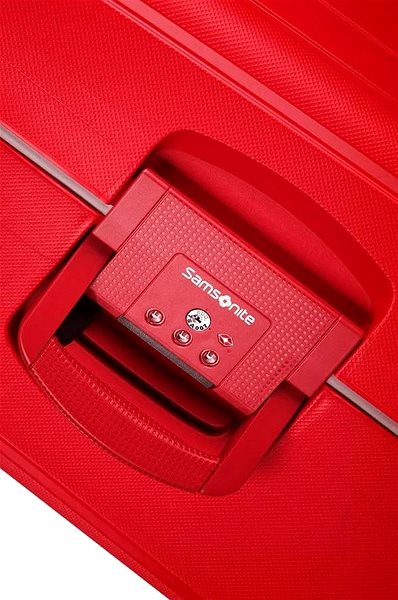 Cestovný kufor Samsonite S`CURE Spinner 55/20 Crimson Red Vlastnosti/technológia