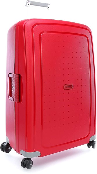 Cestovný kufor Samsonite S`CURE Spinner 81/30 Crimson Red Bočný pohľad