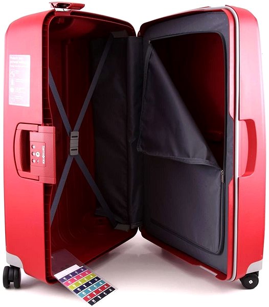 Cestovný kufor Samsonite S`CURE Spinner 81/30 Crimson Red Vlastnosti/technológia 2