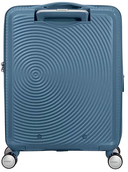 Bőrönd American Tourister Soundbox Spinner 55 EXP Stone Blue ...