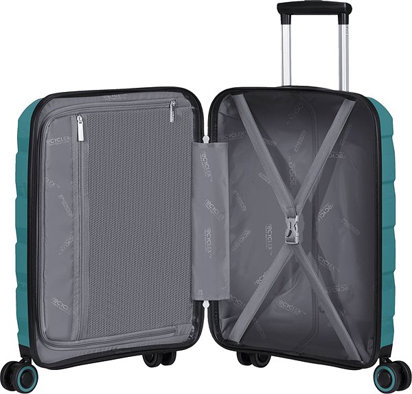 Cestovný kufor American Tourister AIR MOVE-SPINNER 55/20, Teal ...