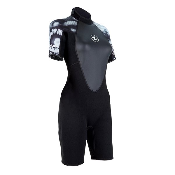 Neoprénový oblek Aqua Lung dámsky neoprénový short HYDROFLEX SHORTY 3 mm čierny/biely S ...