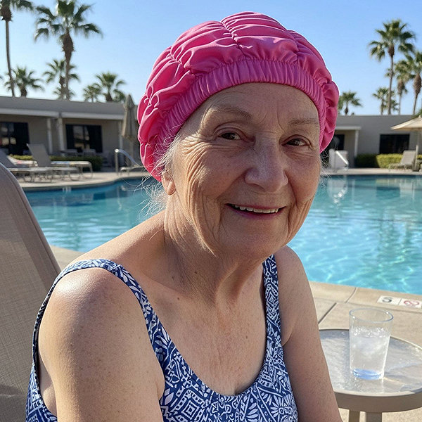 Aqua Speed Shower Cap, pink .