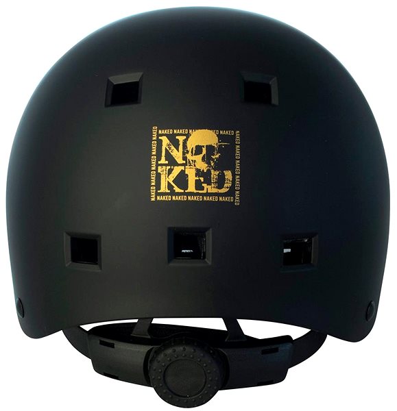 Bicycle helmet NKX Brain Saver, BlackGold, sized. L .