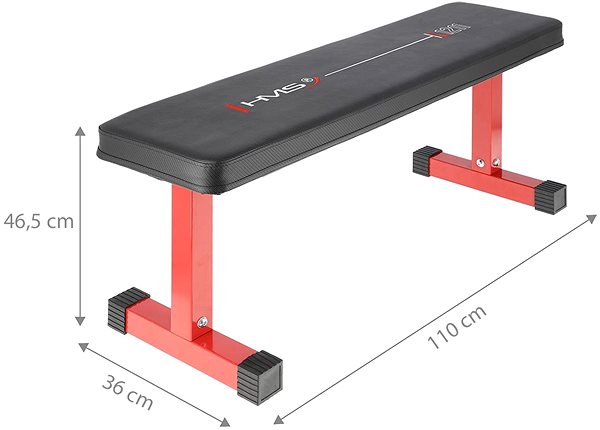Weight bench HMS L1211 straight.