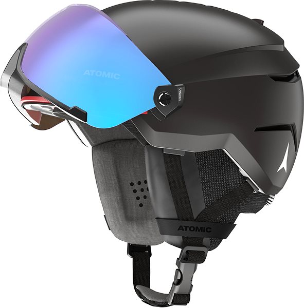 Sísisak Atomic Savor VISOR STEREO Black 59-63 cm Oldalnézet