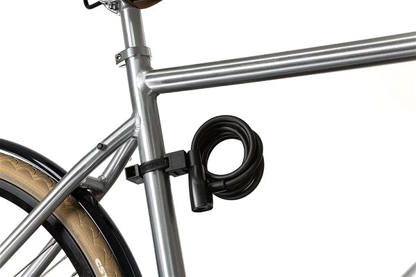 Zámok na bicykel AXA Cable Resolute 8 – 150 Mat black ...