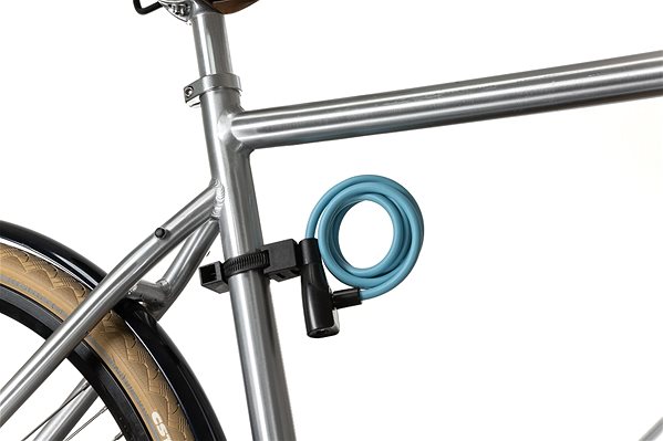 Zámok na bicykel AXA Resolute 8 – 120 Petrol blue ...