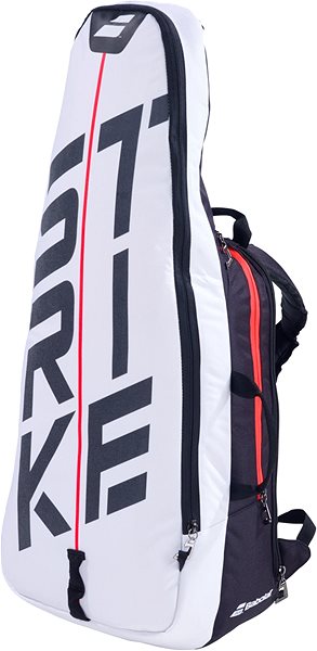 Športová taška Babolat Pure Strike Backpack wh-red Bočný pohľad