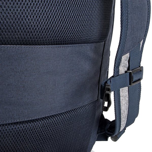 Mestský batoh Travelite Basics Backpack Melange Navy/grey Vlastnosti/technológia