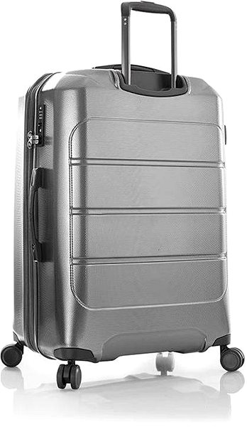 Cestovní kufr s TSA zámkem Heys EcoCase L Grey Zadní strana