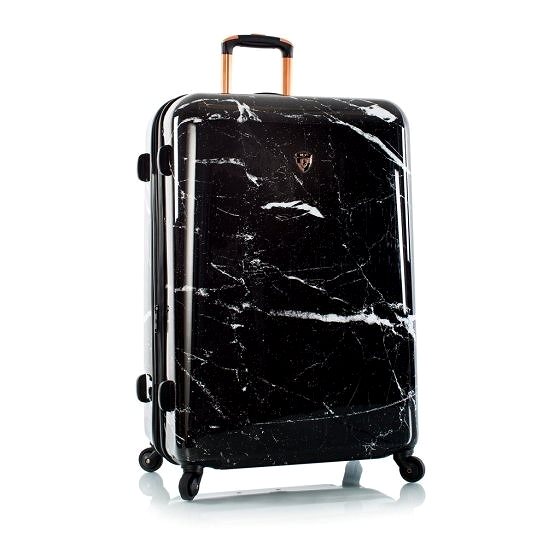 Cestovní kufr s TSA zámkem Heys Marquina S,M,L Black Marble – sada 3 kufrů Screen