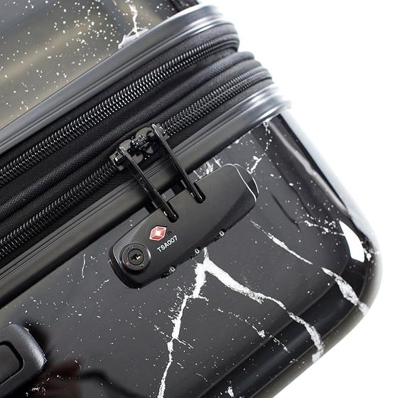 Cestovní kufr s TSA zámkem Heys Marquina S,M,L Black Marble – sada 3 kufrů Vlastnosti/technologie