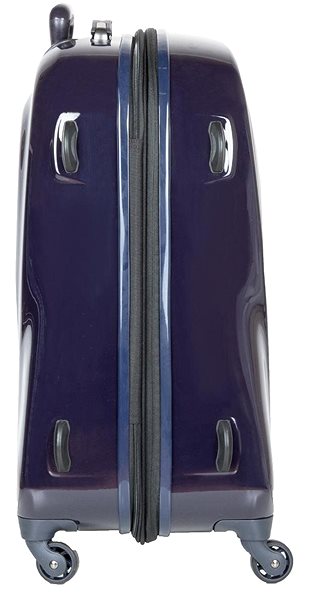 Cestovní kufr s TSA zámkem Heys xcase 2G M Ultra Violet Boční pohled