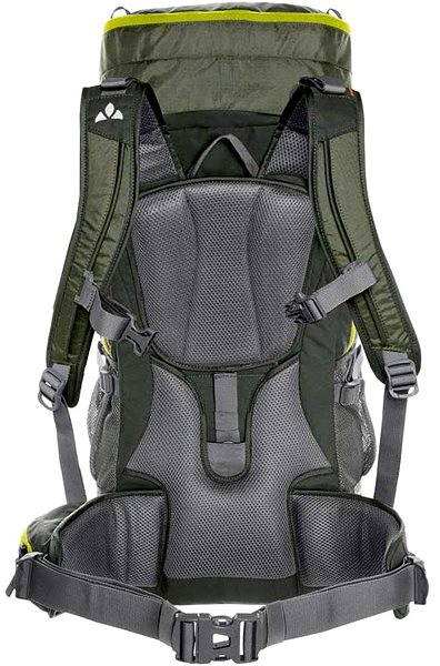 Turistický batoh Vaude Hidalgo 42+8 Olive Zadní strana