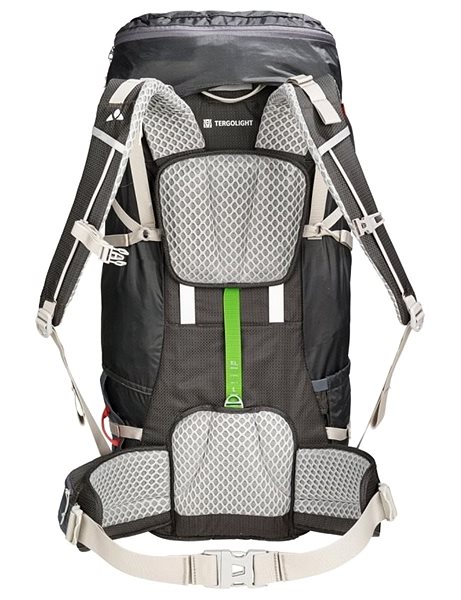 Turistický batoh Vaude Zerum 48+ LW Iron Zadní strana
