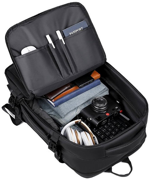 Backpack Livefy travel backpack Cabin, black .