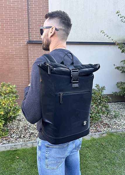 Backpack BERTOO Backpack Martino black .