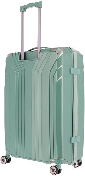 Travelite Elvaa 4w L Green suitcase .