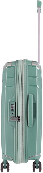 Travelite Elvaa 4w M Green suitcase .