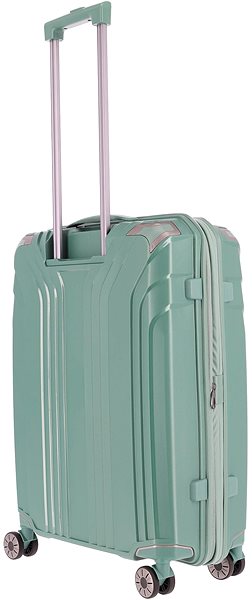 Travelite Elvaa 4w M Green suitcase .