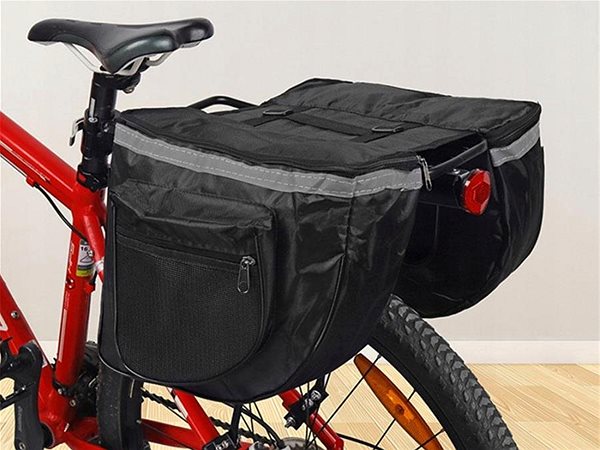 Taška na bicykel Verk Dvojtaška na zadný nosič bicykla 28 l ...