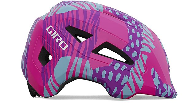 Kerékpáros sisak GIRO Scamp II Mat Pink Animal S ...
