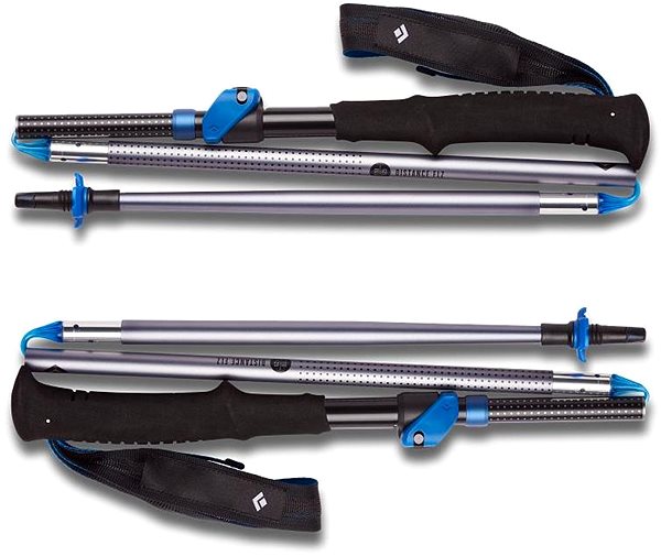 Trekking poles Black Diamond Distance FLZ 110 - 125 cm .