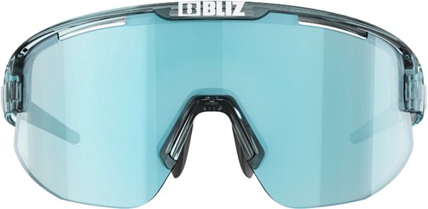 Kerékpáros szemüveg Bliz Matrix Transparent Blue Smoke w Ice Blue Képernyő