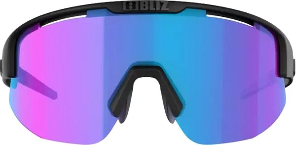 Kerékpáros szemüveg BLIZ - MATRIX NANO OPTICS Nordic Light Matt Black Violet w Blue Multi Cat.2 - 52104-14N Képernyő