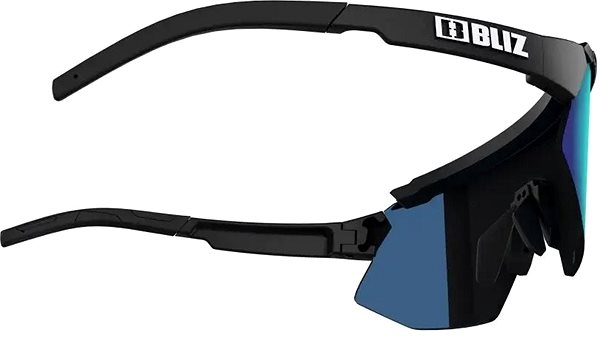 Cyklistické okuliare BLIZ – BREEZE SMALL Matt Black Brown w Blue Multi Cat. 3 + Orange Cat 2 – 52212-13 Bočný pohľad