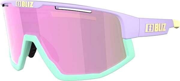 Kerékpáros szemüveg Bliz Fusion Matt Pastel Purple Brown w Pink Multi Cat.3 ...